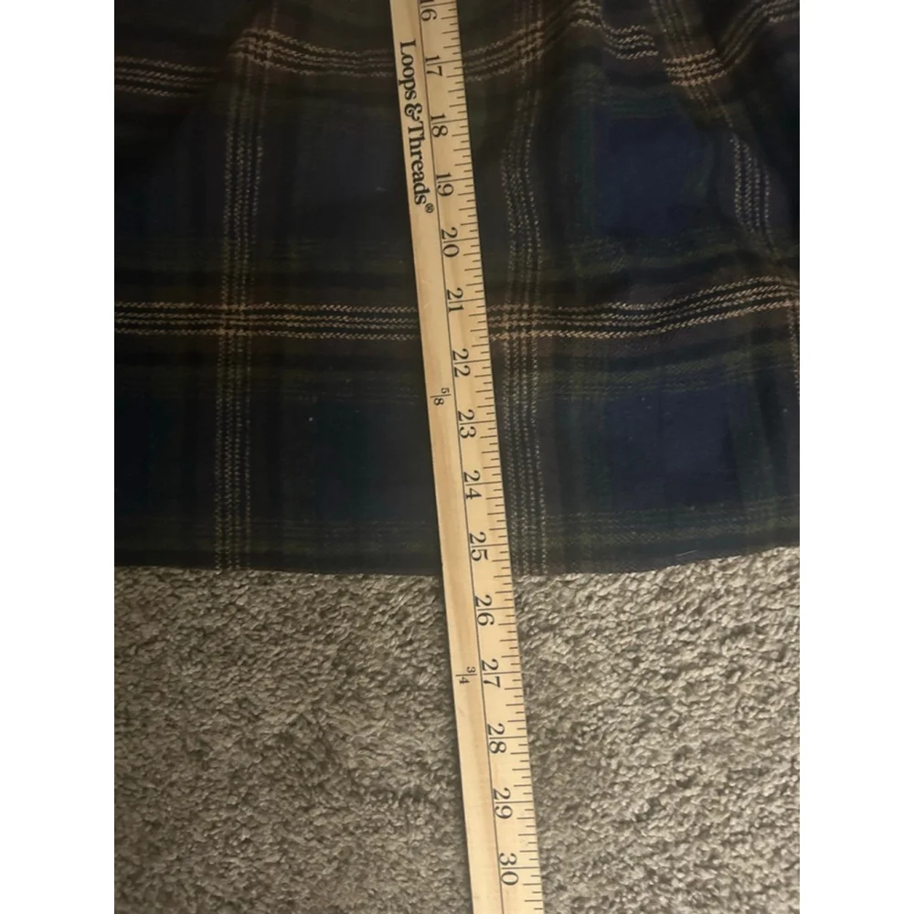 Plaid skirt one size #064